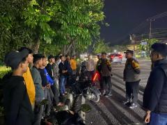 Pastikan Kamtibmas, Kasat Intelkam dan Kaniti Tipikor Turun Gelar Patroli Blue Light 